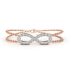 Infinity Double Chain Bracelet