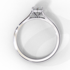 White Gold Marquise Diamond Solitaire Engagement Ring