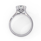 White Gold Round Diamond Solitaire Engagement Ring