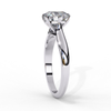 White Gold Round Diamond Solitaire Engagement Ring