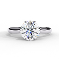White Gold Round Diamond Solitaire Engagement Ring