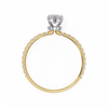 Yellow Gold Marquise Cut Diamond Ring