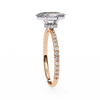 Rose Gold Marquise Cut Diamond Ring