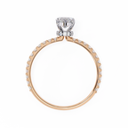 Rose Gold Marquise Cut Diamond Ring