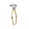 Yellow Gold Pear Cut Diamond Ring