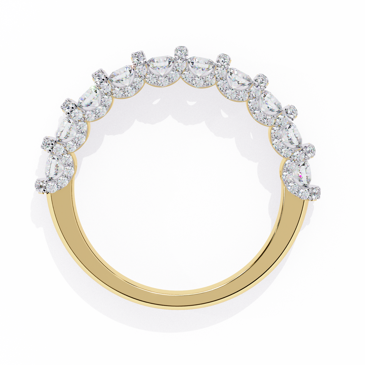 Graduated Stone Ring