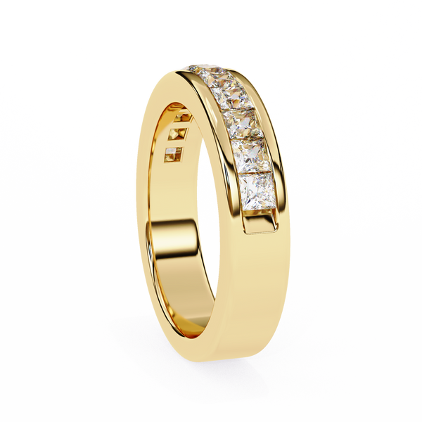 Princess Cut Lab Grown Diamond Eternity Band