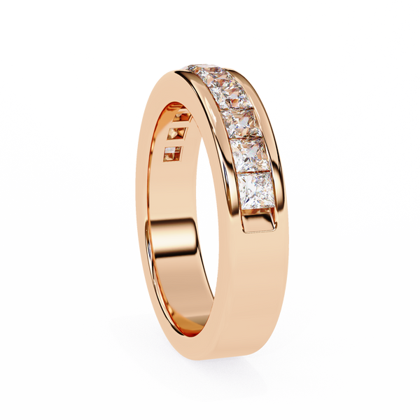 Princess Cut Lab Grown Diamond Eternity Band