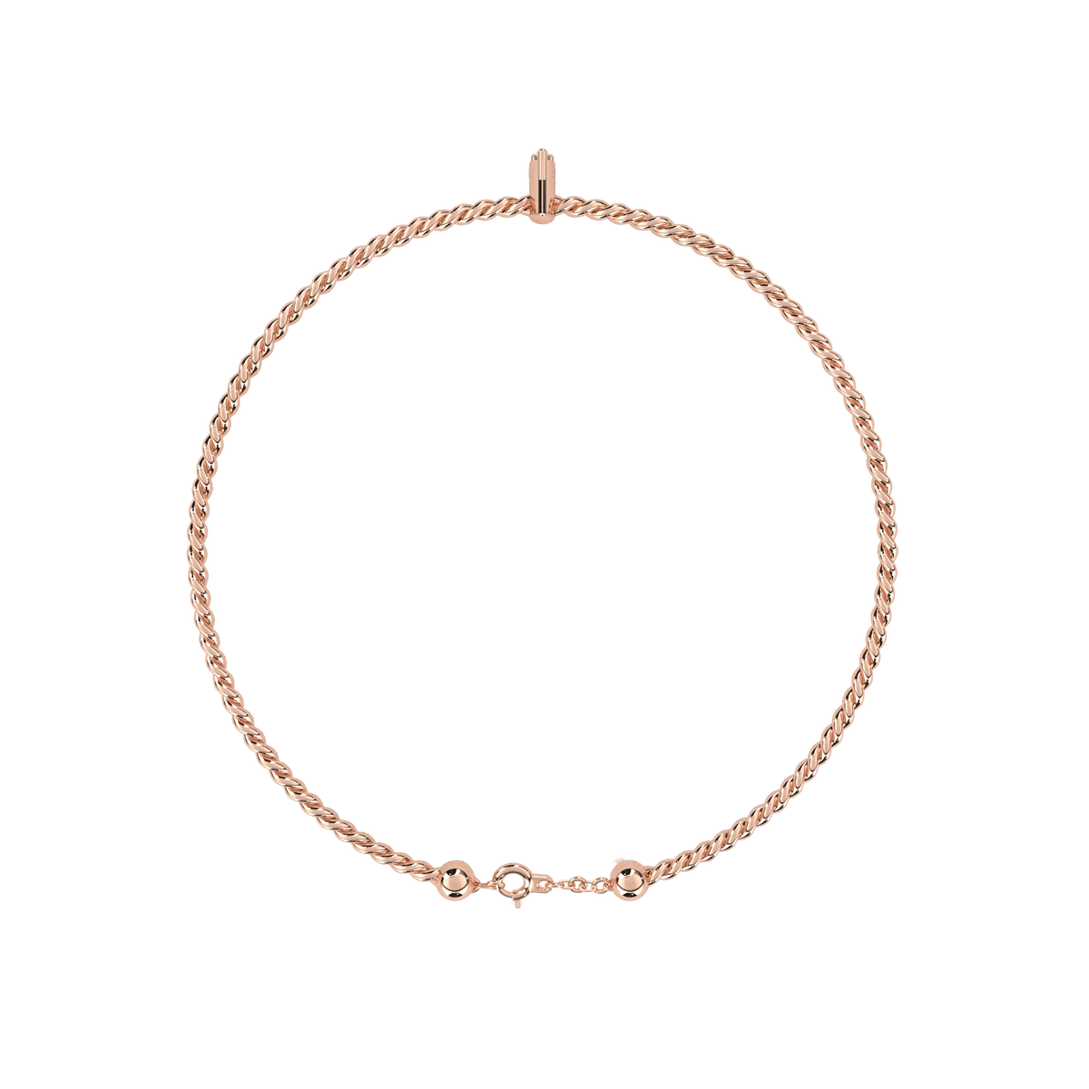 Pear Shape Diamond Solitaire Bracelet