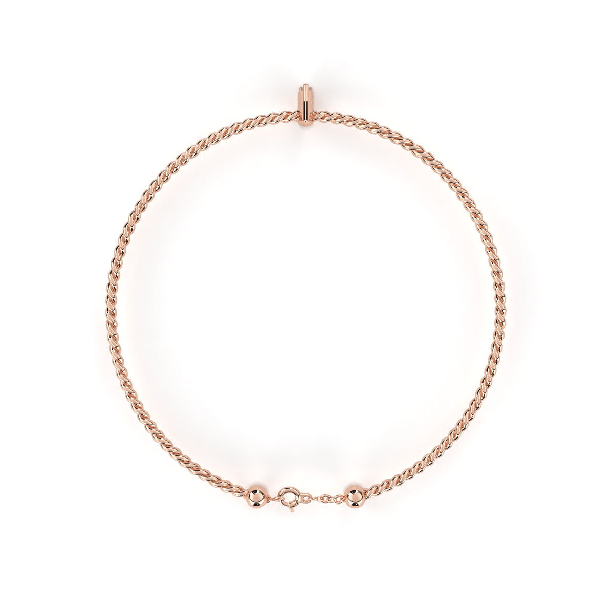 Pear Shape Diamond Solitaire Bracelet