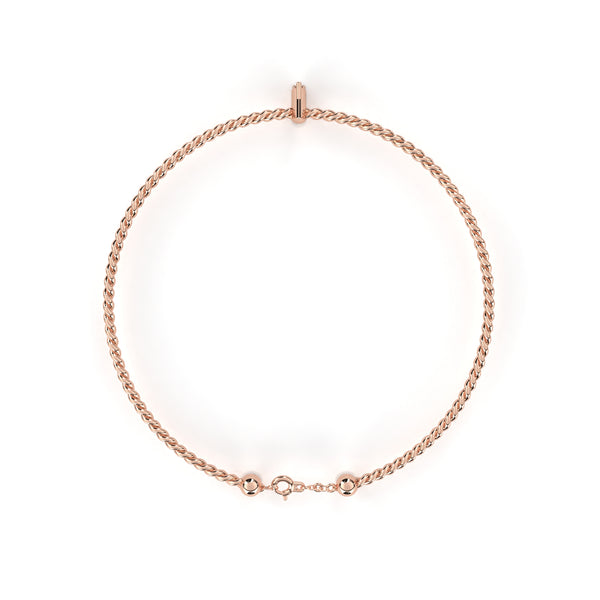 Pear Shape Diamond Solitaire Bracelet