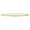 Pear Shape Diamond Solitaire Bracelet
