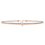 Pear Shape Diamond Solitaire Bracelet