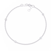 Minimalist Bezel Diamond Bracelet