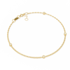 Minimalist Bezel Diamond Bracelet