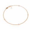 Minimalist Bezel Diamond Bracelet