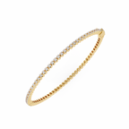 Round Cut Lab Grown Diamond Tennis Bracelet