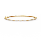 Round Cut Lab Grown Diamond Tennis Bracelet