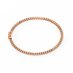 Round Cut Lab Grown Diamond Tennis Bracelet
