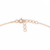 Rose Gold Double Row Diamond Circle Bracelet