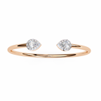 Pear Cut Natural Diamond Bracelet