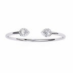 Pear Cut Natural Diamond Bracelet