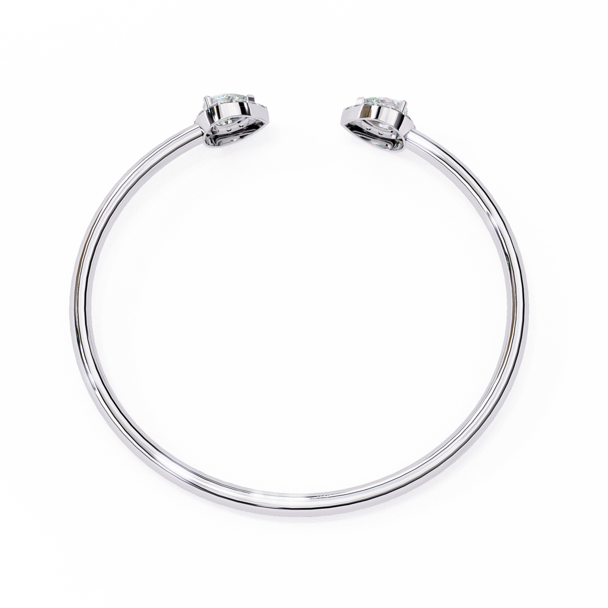 Pear Cut Natural Diamond Bracelet