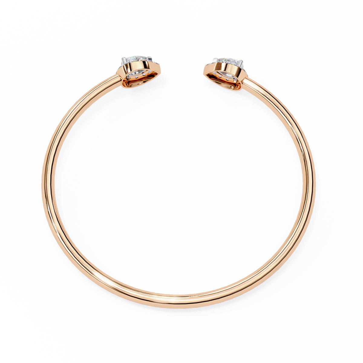 Pear Cut Natural Diamond Bracelet