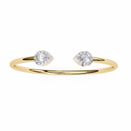 Pear Cut Natural Diamond Bracelet