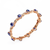 Blue Oval Moissanite Bracelet