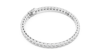 Classic Four-Prong Round Diamond Tennis Bracelet
