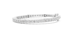Classic Four-Prong Round Diamond Tennis Bracelet
