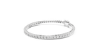 Dainty Center-Set Round Diamond Chain Bracelet