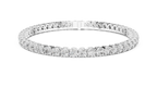 Round Diamond Four-Prong Tennis Bracelet