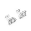 Two-Stone Diamond Stud Earrings