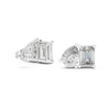 Two-Stone Diamond Stud Earrings