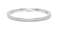 East-West Oval Diamond Tennis Bracelet