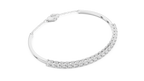 Moonbeam Curve Silver Bracelet