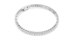 Featherline Silver Tennis Bracelet