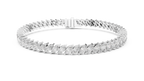 Featherline Silver Tennis Bracelet