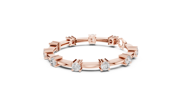 Lumina Diamond Station Bar-Link Bracelet