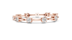 Lumina Diamond Station Bar-Link Bracelet