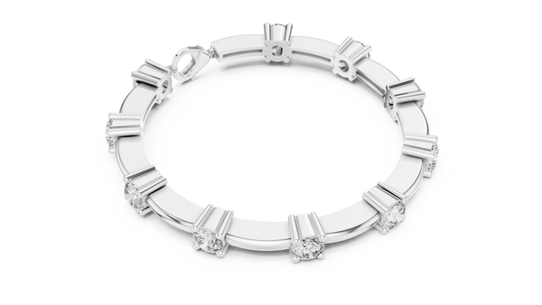 Lumina Diamond Station Bar-Link Bracelet