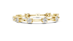 Lumina Diamond Station Bar-Link Bracelet