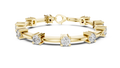 Lumina Diamond Station Bar-Link Bracelet