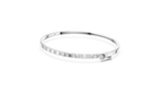 Alternating Diamond & Polished Block Station Bracelet