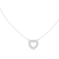 Seraphina Heart Silver Necklace