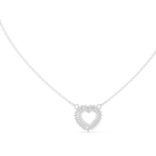 Seraphina Heart Silver Necklace