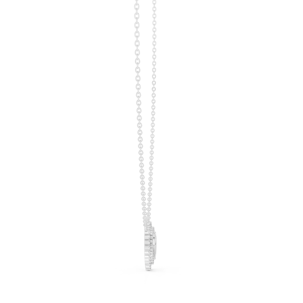 Seraphina Heart Silver Necklace