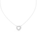 Seraphina Heart Silver Necklace